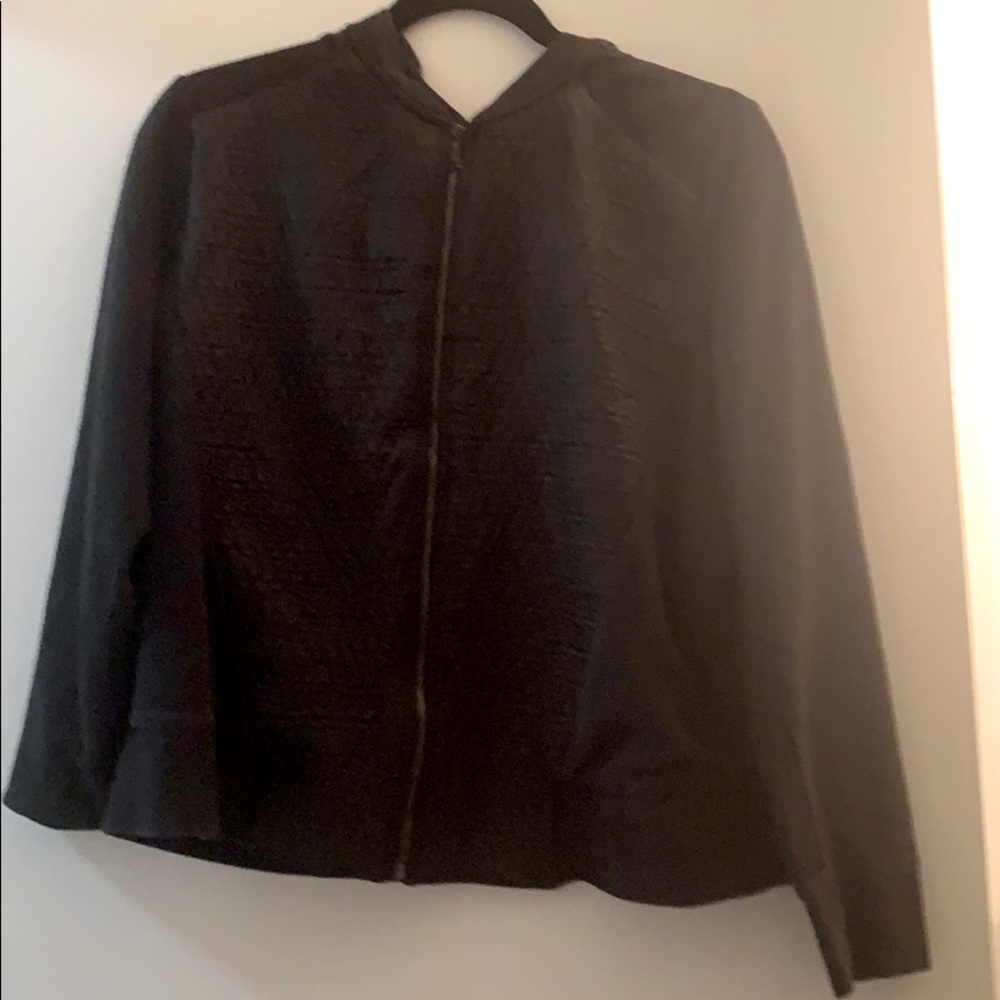 Cute black bomber jacket/sweater